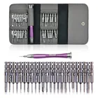 Портативная Прецизионная отвертка Torx, 25 в 1, набор инструментов для ремонта бумажника, мобильного телефона, электронных устройств, ПК
