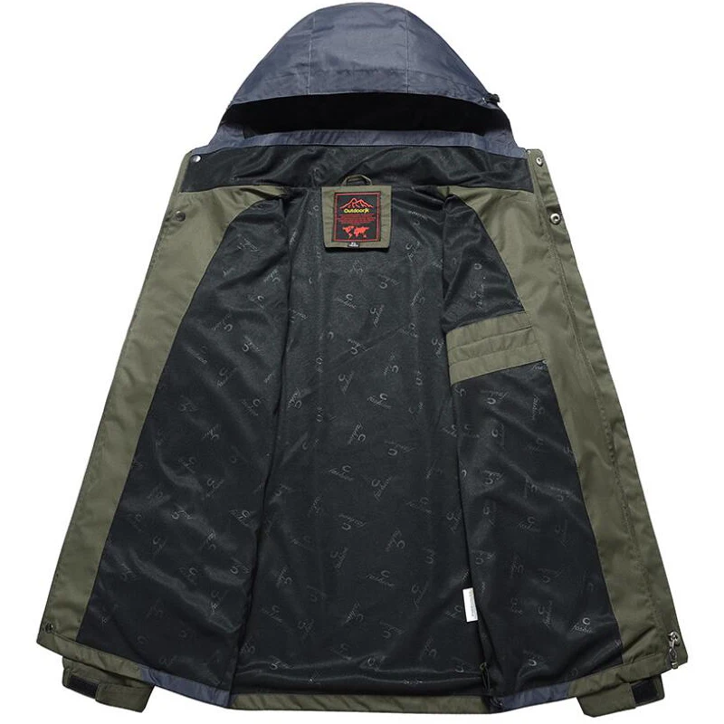 

Autumn Jacket Men Windproof Windbreaker Coats Outdoor Waterproof Jackets Thermal Outerwear Parka Hiking Trekking Sports Clothing