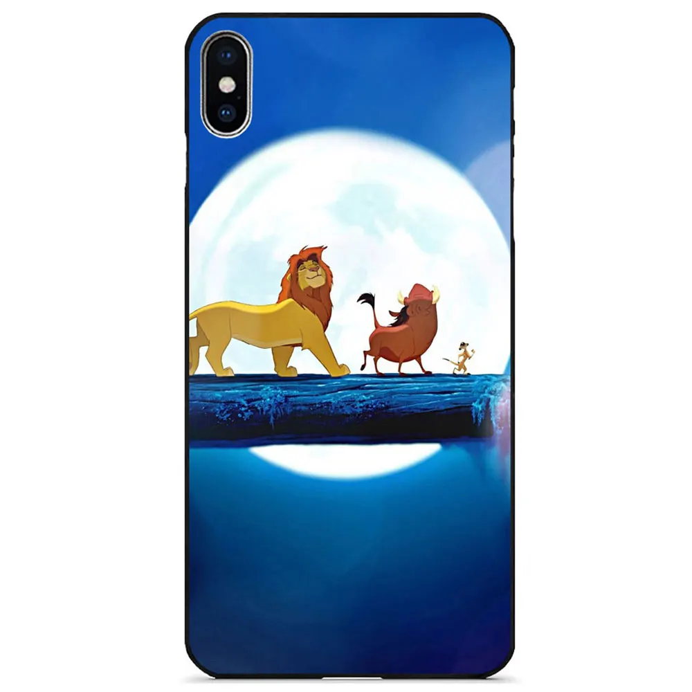P0223G Милый мультяшный силиконовый чехол для iphone xr x xs max 8 plus 7 7plus 6 6s 11 pro max THE LI0N KING анти-осень мягкий чехол на заднюю панель телефона - Цвет: P0223G