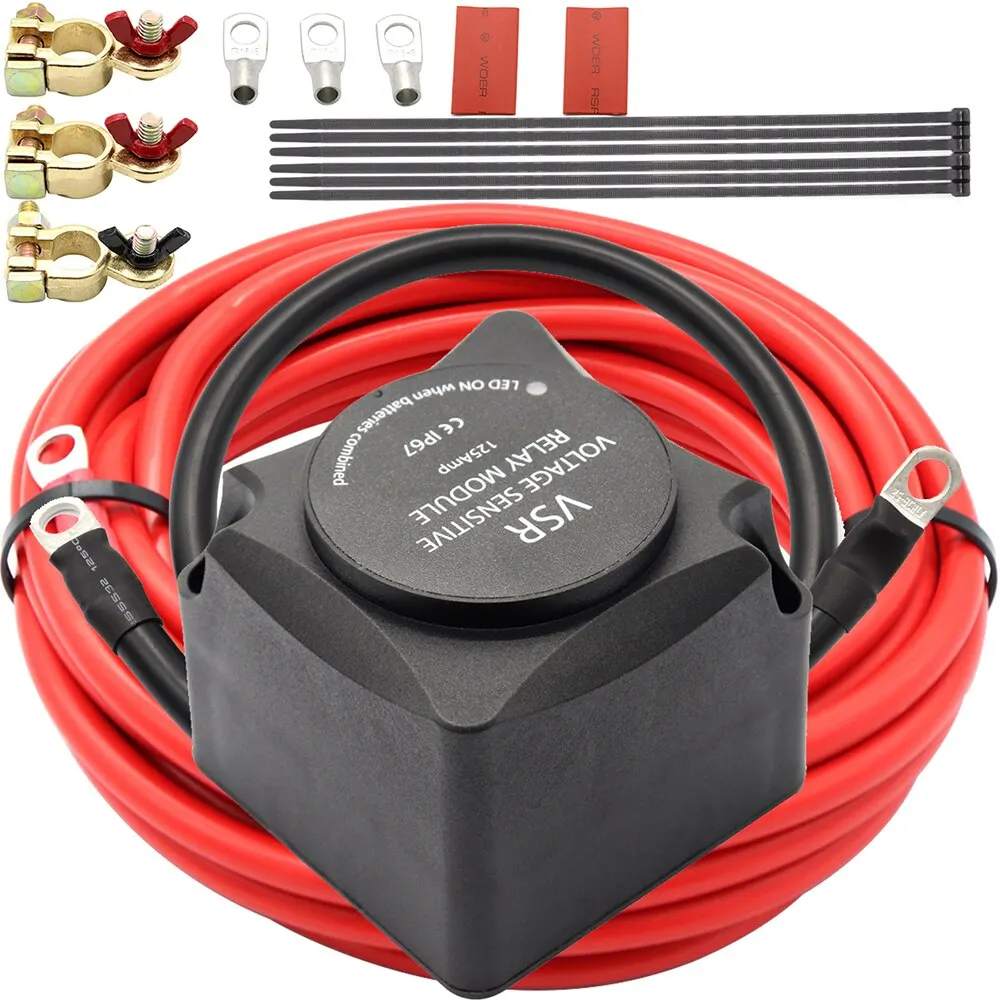 Автоматическая зарядка реле Напряжение чувствительные двойной Батарея Смарт