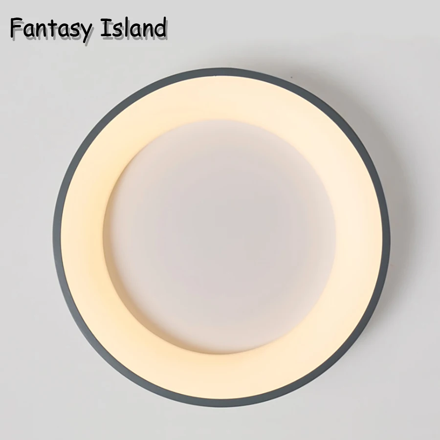 

Round Modern Led Ceiling Lights For Living Room Bedroom Study Room Dimmable+RC Ceiling lamp kitchen Fixtures