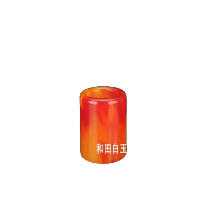 

CHINA FOLK Traditional jade carving- Jade Thumb ring
