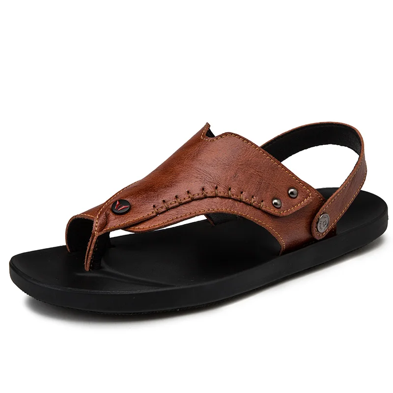 

para sandale beach for casa piscine ete shoes heren sandel masculina de verano herren men rasteira leather vietnam sandalet man