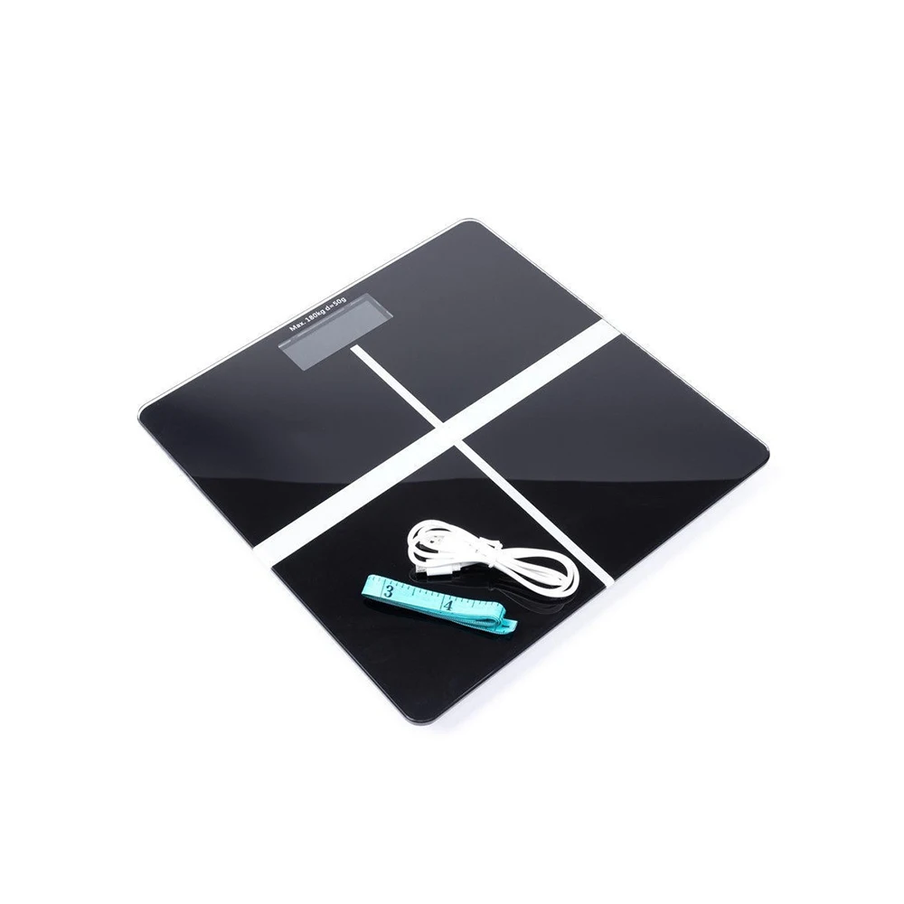 USB зарядка закаленное стекло ванная комната напольные весы цифровые точный