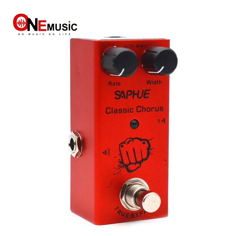 saphue elektrische gitarre klassische chorus pedal ratebreite knob wirkung pedal mini einzigen typ dc 9v true bypass free global shipping