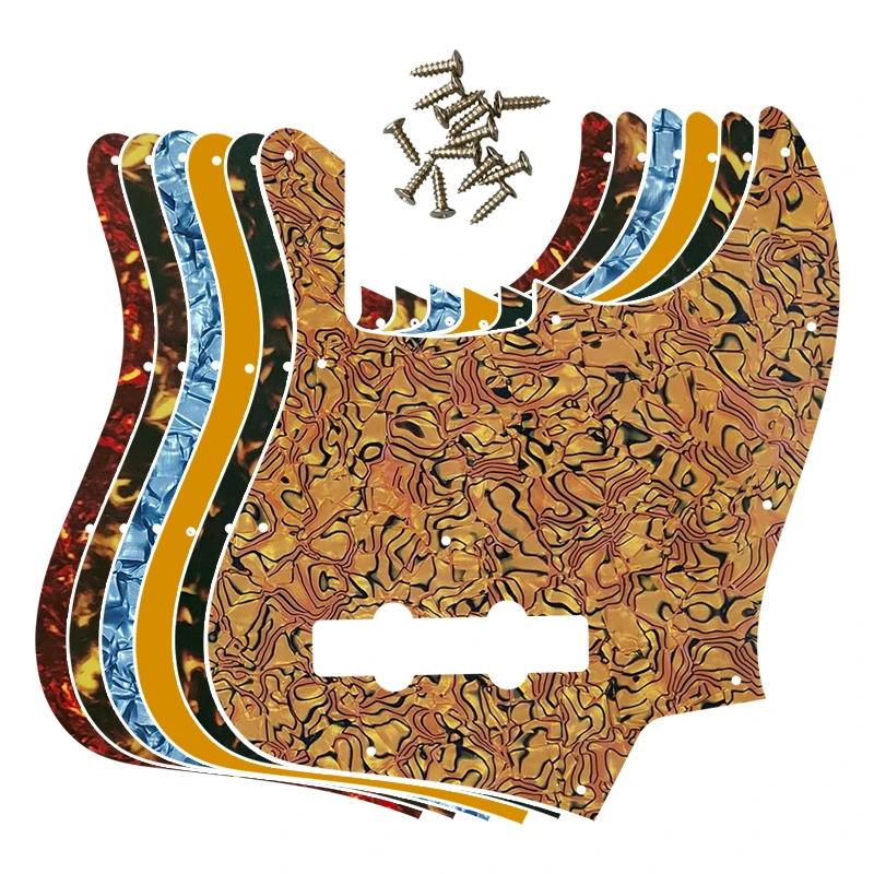 

Xin Yue Custom Guitar Parts - For MiJ Jazz Bass Made in Japan Guitar Pickguard Scratch Plate Flame Pattern