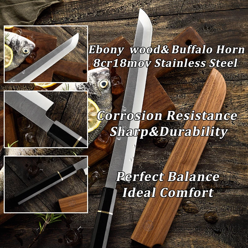 Grandsharp японские кухонные ножи Sakimaru нож шеф повара нарезка инструменты для