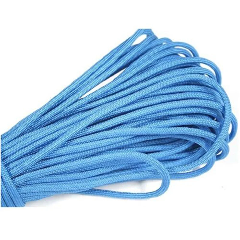 

Paracord 550 Parachute Cord Lanyard Rope Diameter 4mm Mil Spec Type III 7 Stand Climbing Camping Survival Rope