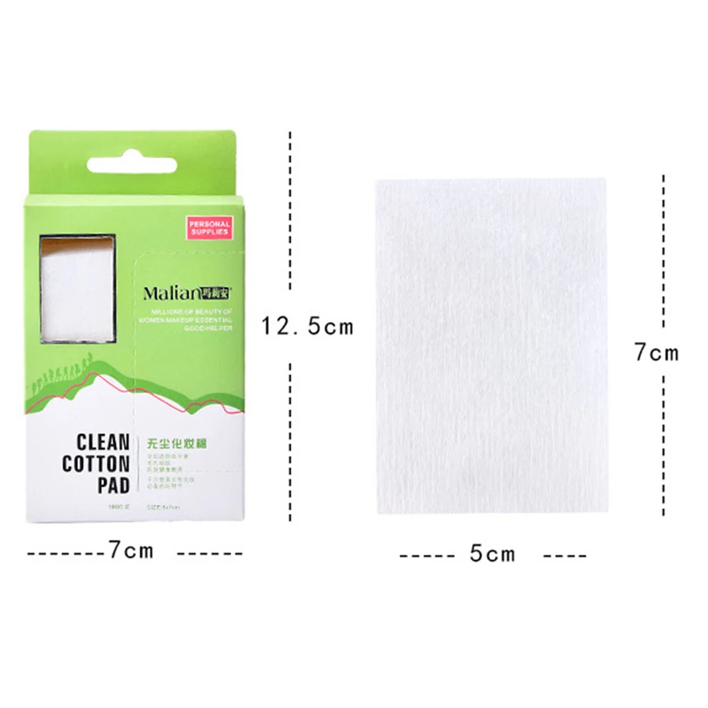 100 шт. органические хлопковые накладки для лица в Корейском стиле Очищение