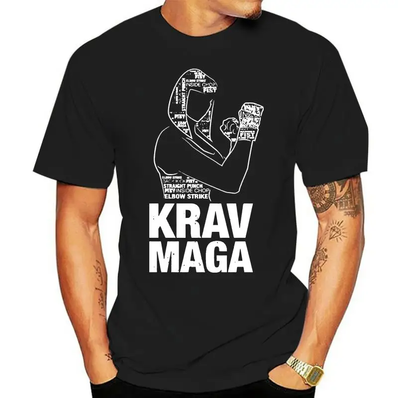 

Krav Maga футболка симпатичная летняя хлопковая с круглым вырезом модная винтажная создавать нормальную рубашку