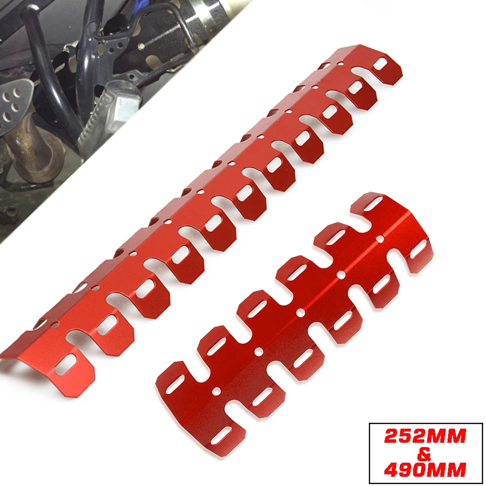 Защита выхлопной трубы глушителя тепловой экран для 530EXC/EXC R/XCR W/XC W 540SX 540SXS 660 SUPERMOTO