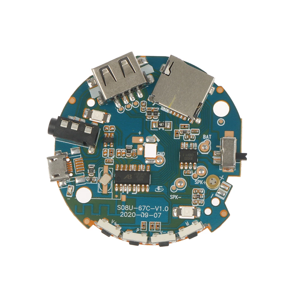 

3.7-5V Multifunction Bluetooth-Compatible Receiver Audio Amplifier Board MP3 Decoder 2.1 High Quality And Practical