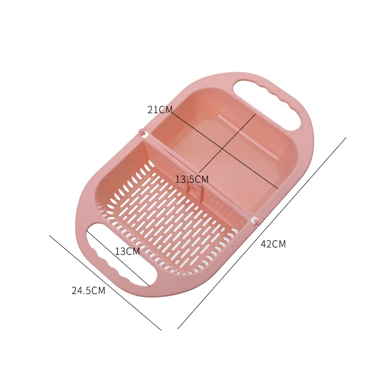 2020 новая складная сливная корзина-розовая корзина телескопическая Бытовая