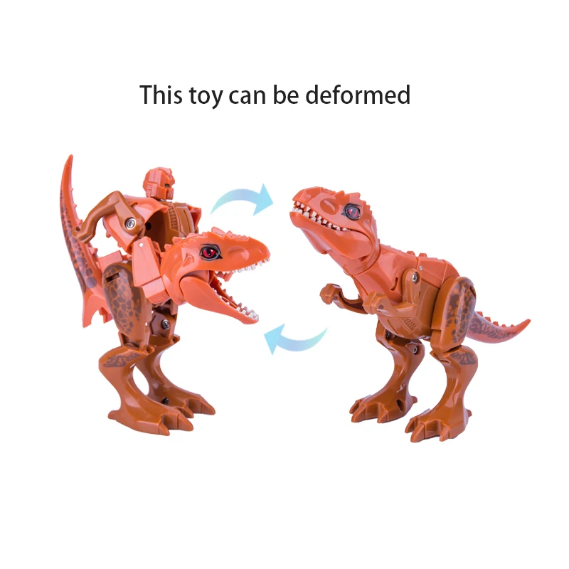 

8281 Children's Dinosaur Robot Toy Model Boy Dinosaur Egg Deformation Joint Movable King Kong Mecha Desktop Doll