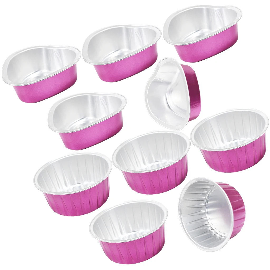 

10x Hot Aluminum Foil Wax Melting Mug Bowl Pot for Waxing Heater Machine