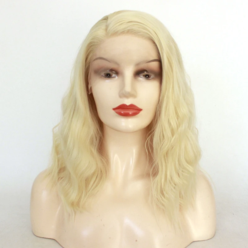 

Short Curly Wigs for Women Bob Blonde/Pink/Purple Deep Curly Wave Lace Front Hair Wig Natural Looking Synthetic Daily Party Wig