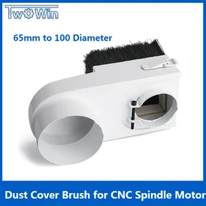 Пылесборник диаметром 65 мм85 мм100 мм125 мм, пылесборник, щетка для ЧПУ шпиндельного двигателя, фрезерный станок, маршрутизатор, Деревообрабатывающие инструменты