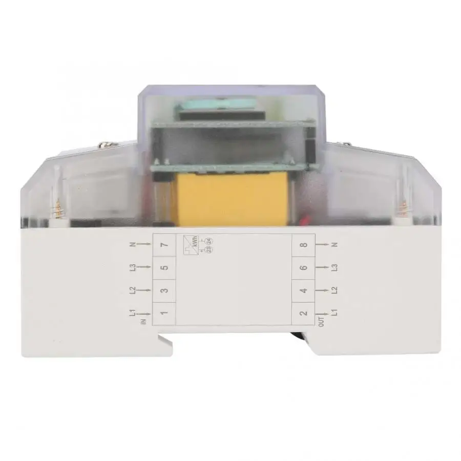 220/380V 5-80A Energy Consumption Digital Electric Power Meter 3 Phase 4P KWh with LCD Wattmeter |