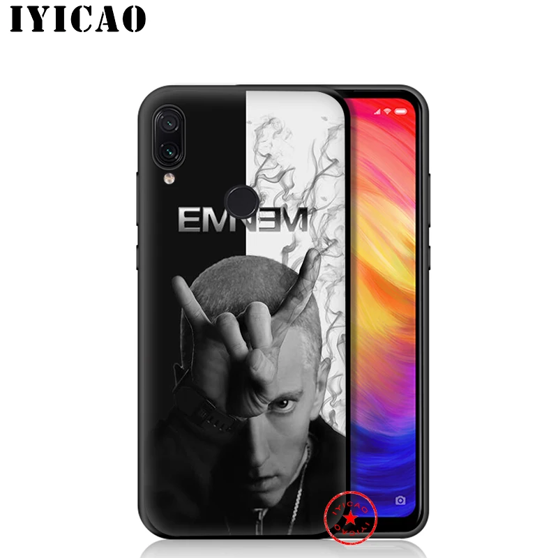 IYICAO Eminem 8 Mile Soft Case for Xiaomi Redmi Note 7 6 5 Pro 5A 4X Back Silicone |