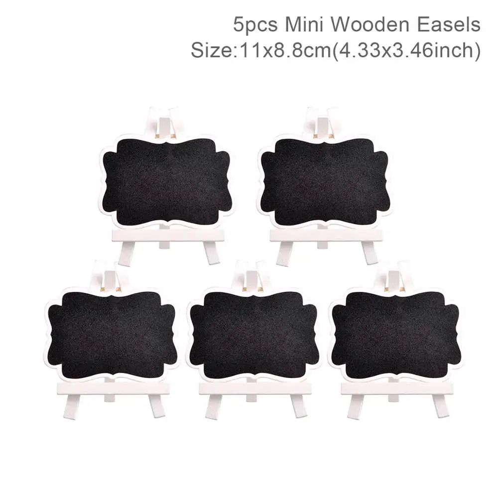 5pcs 11x8.8cm easel QIFU ко дню рождения для взрослых украшения для свадебных мероприятий команды, с надписью "Bride To Be" Декор курица вечерние свадебные душ девичник вечерние украшения - Цвет: 5pcs 11x8.8cm easel