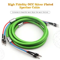 xangsane fever sp 6008ag occ silver plated hifi speaker center cable amplifier speaker cable av audio cable