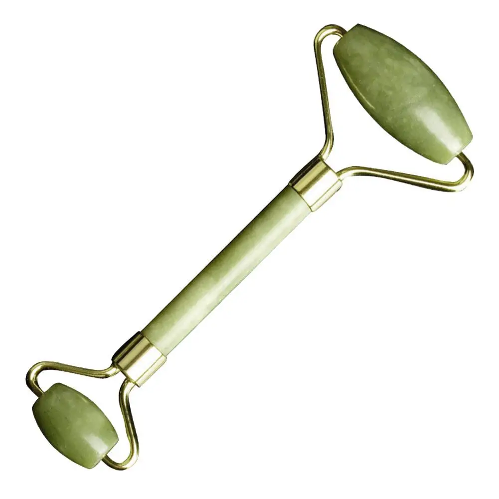 

Jade Face Roller Massager Slimming Lifting Tool Double Head Wrinkle Removal Eye Neck Facial Body Facial Skin Care Massage Plate