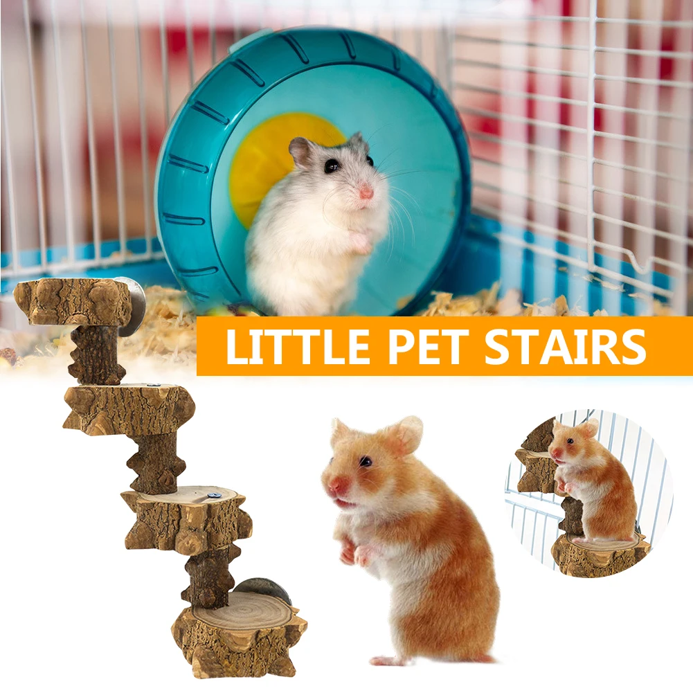 Bird Toy Pet Stairs Parrot Hamster Ladder Climbing for Cage Products Entertainment Eexercise Toys | Дом и сад