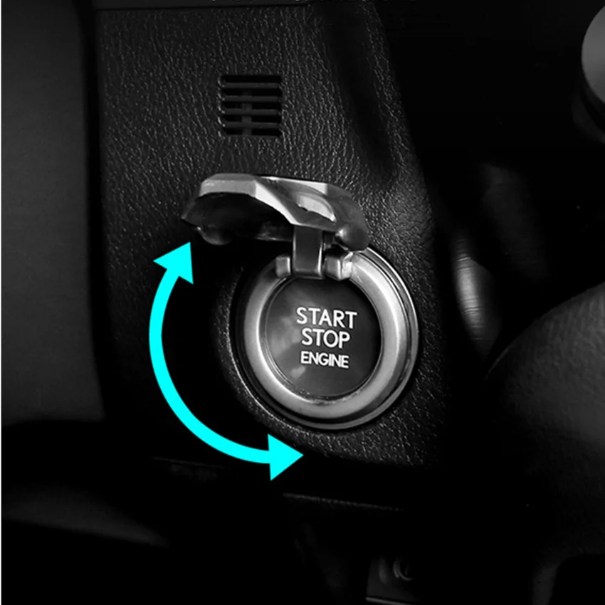 Декоративные защитные наклейки на автомобильные кнопки пуска для Peugeot 106 107 108 1007