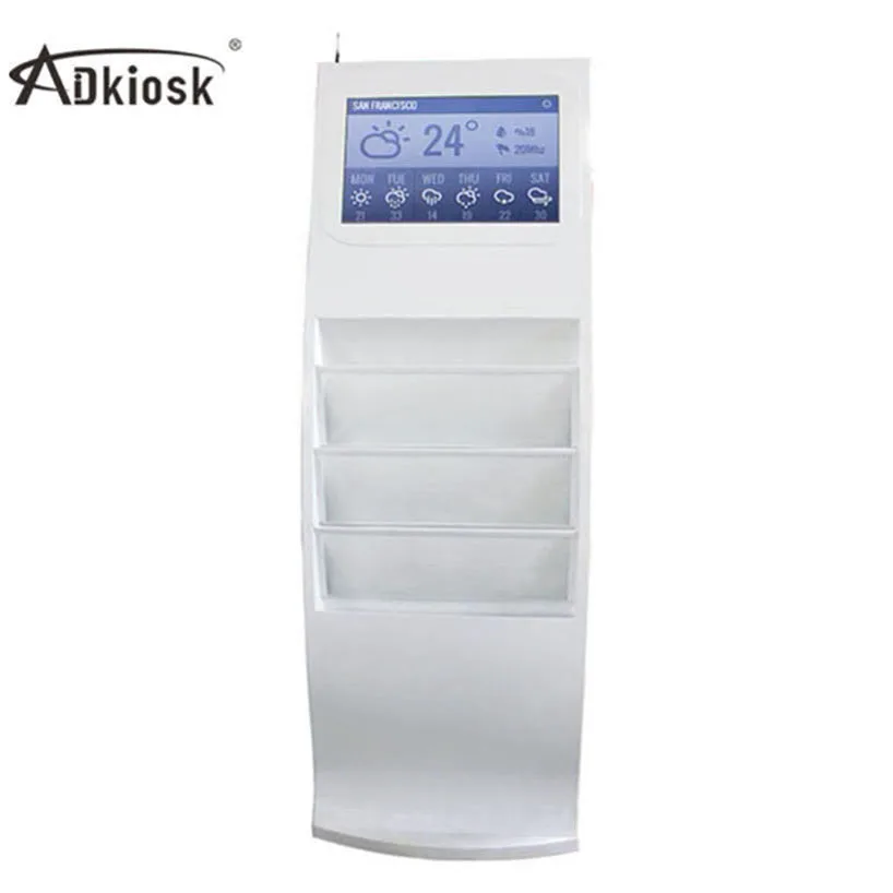 

43inch indoor all in one pc i3 phone charging advertising mobile phone charger with Six cabinets