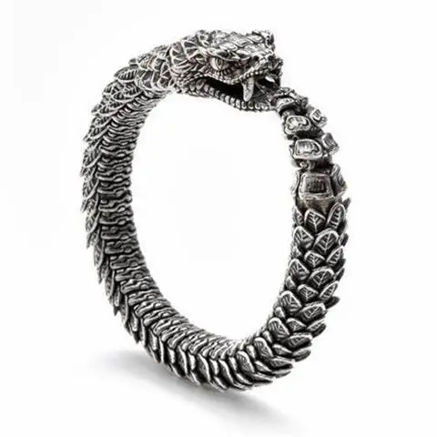 

Personality Silver Color Snake Ring for Men Women Open Rattlesnake Ring Wedding Band Engagement Ring Hip Hop Jewelry Party Gifts