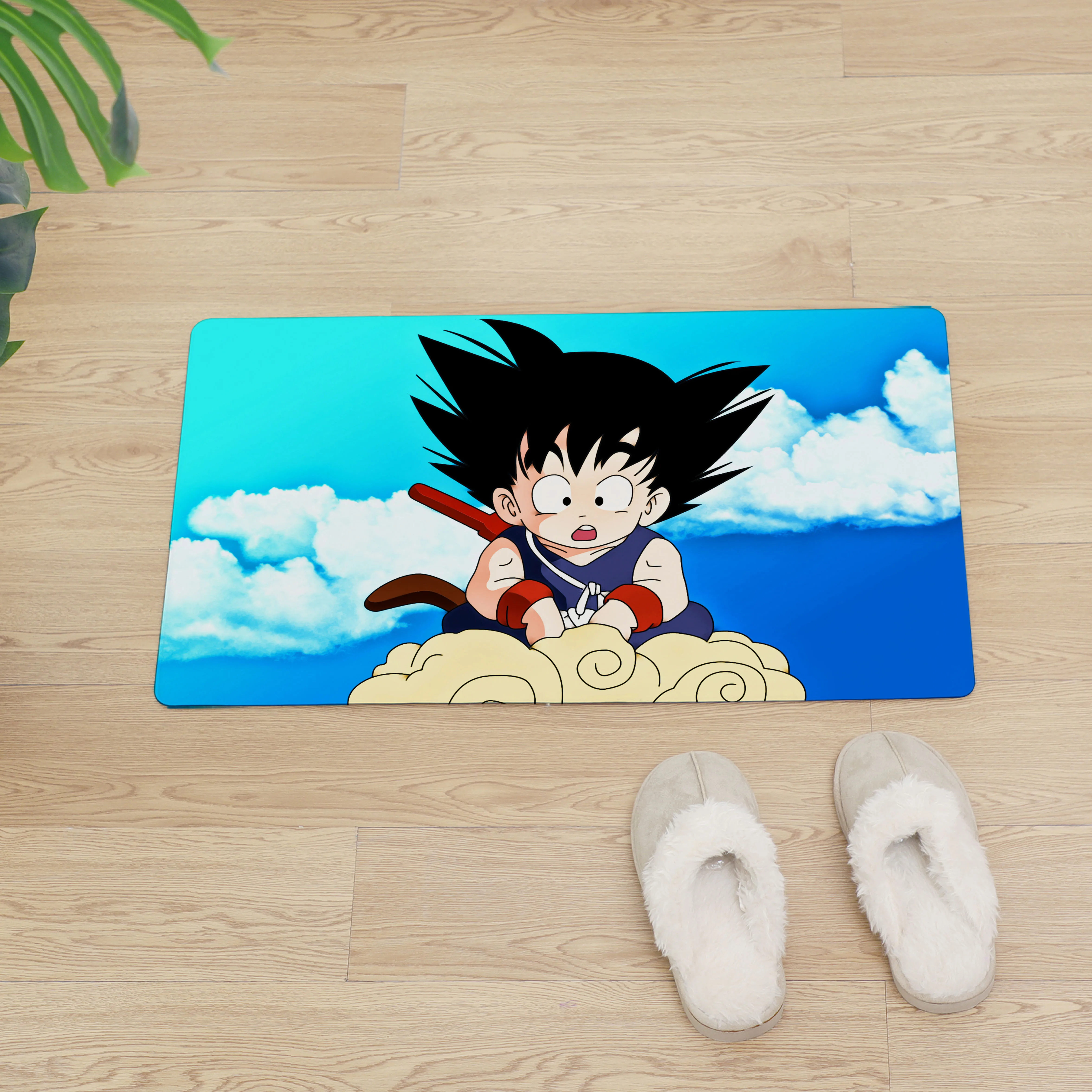 Dragon Ball Z входная дверь коврик кухонный коврик для напольные коврики нескользящий коврик для дома ПВХ мягкая кожа салон ковры водонепроницаемый ковер