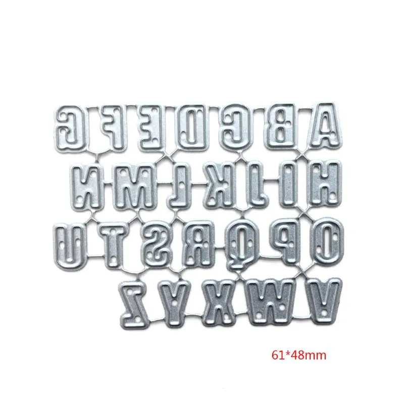 

Alphabet Letter Metal Cutting Dies Stencil Scrapbooking DIY Album Stamp Paper 95AA