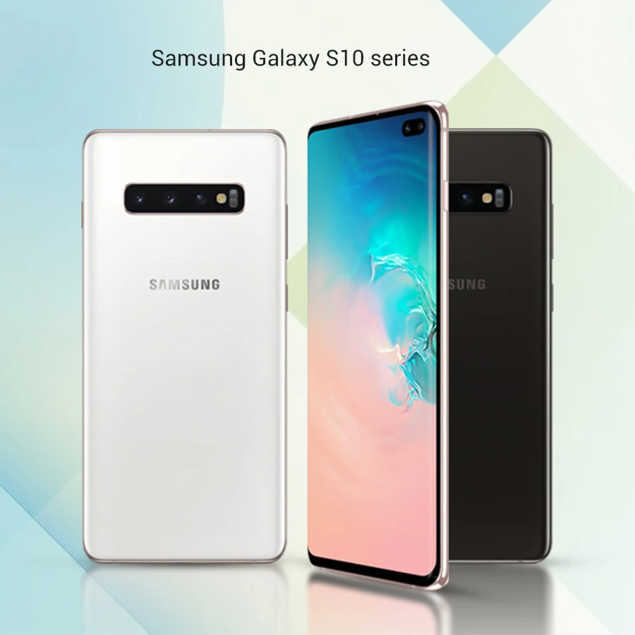 Новый телефон Samsung Galaxy S10 + G975U AT&T Версия Мобильный 6 4 дюйма 8 ГБ ОЗУ 128 Гб ПЗУ Snapdragon 855