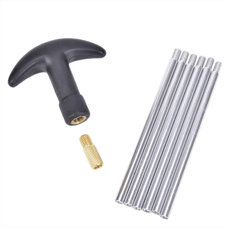 Пистолет Чистящие пруты набор алюминиевая нить 8-32 для тактического охотничьего
