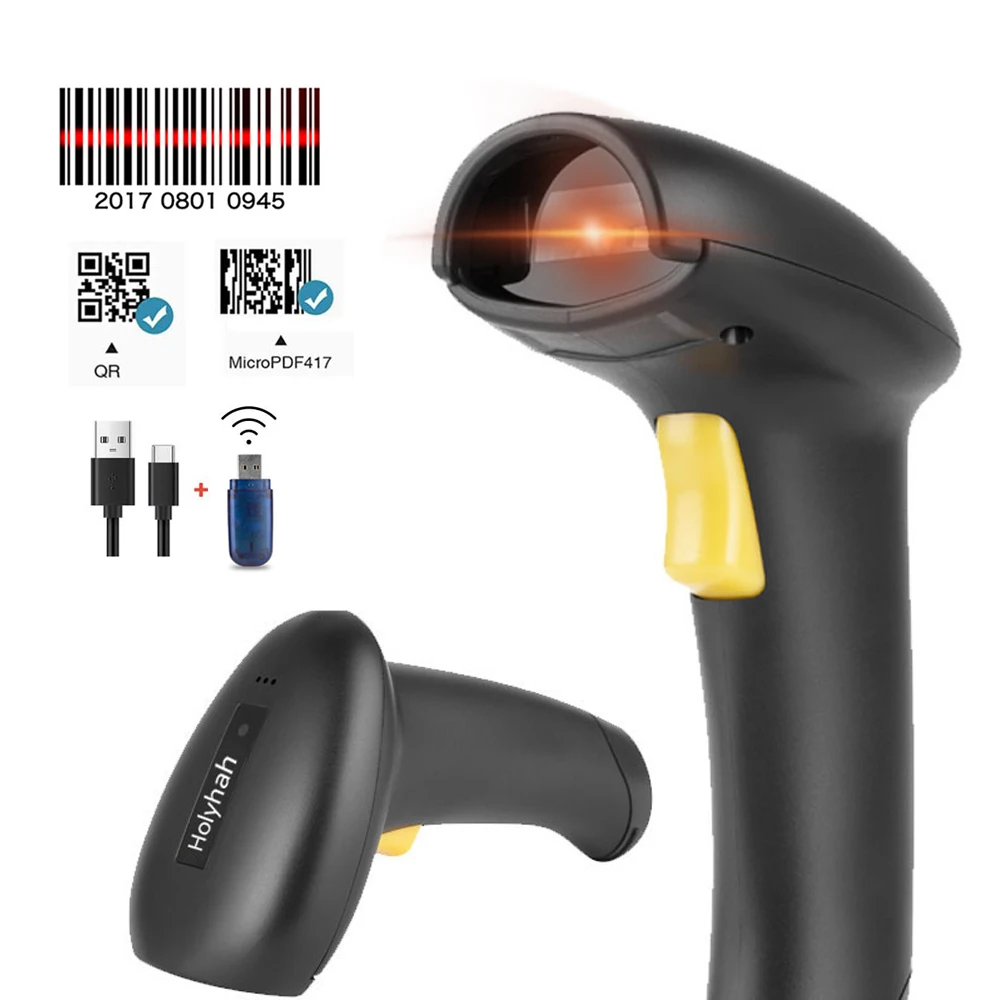 Беспроводной сканер штрих-кода A30D 2 4G 2D и проводной A3D 1D считыватель QR-кода Pos
