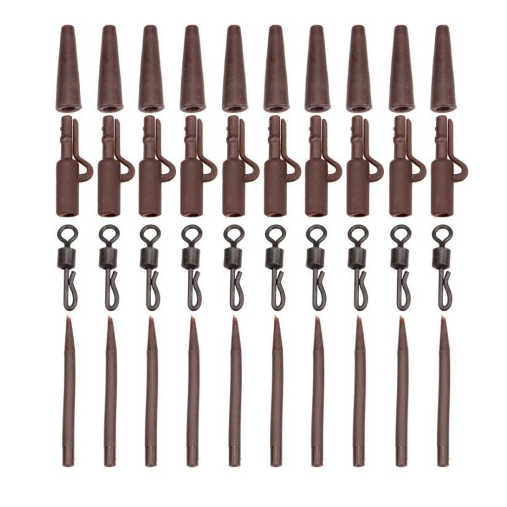 40 шт. резиновые зажимы для рыбалки на карпа | Спорт и развлечения