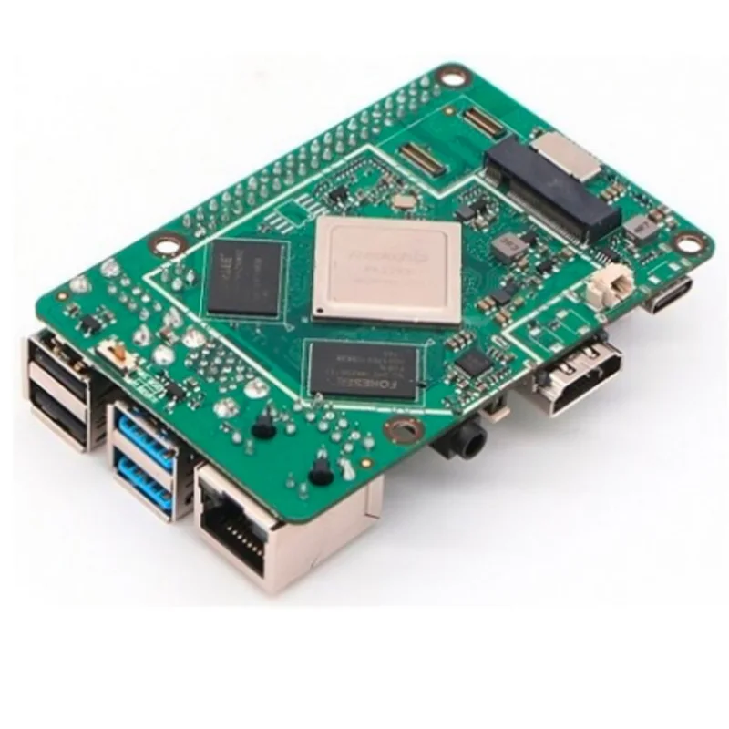 ROCK PI 4B V1.4 Rockchip RK3399 ARM Cortex шестиядерный SBC/одноплатный компьютер, совместимый с официальным малиновый PI дисплей