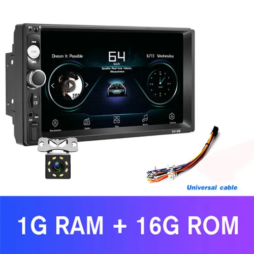 With 8 IR Camera AMPrime аудио стерео Android 2 din автомагнитола 7 ''Мультимедиа gps WIfi магнитофон MirrorLink USB MP5 плеер с тыловой камерой - Цвет: With 8 IR Camera