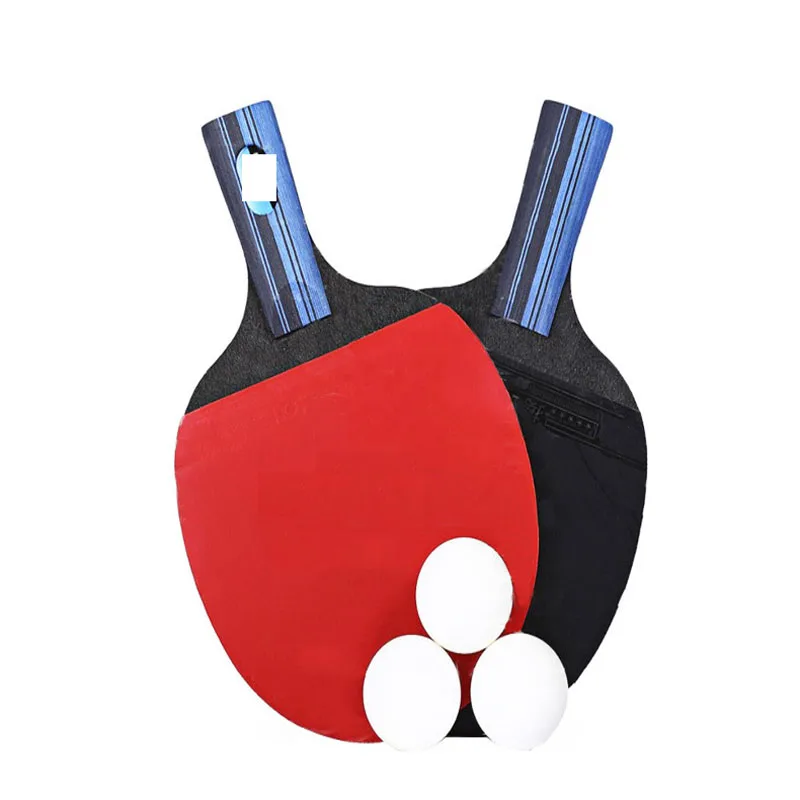 Ракетка для настольного тенниса с длинной резиновой ручкой короткий светильник