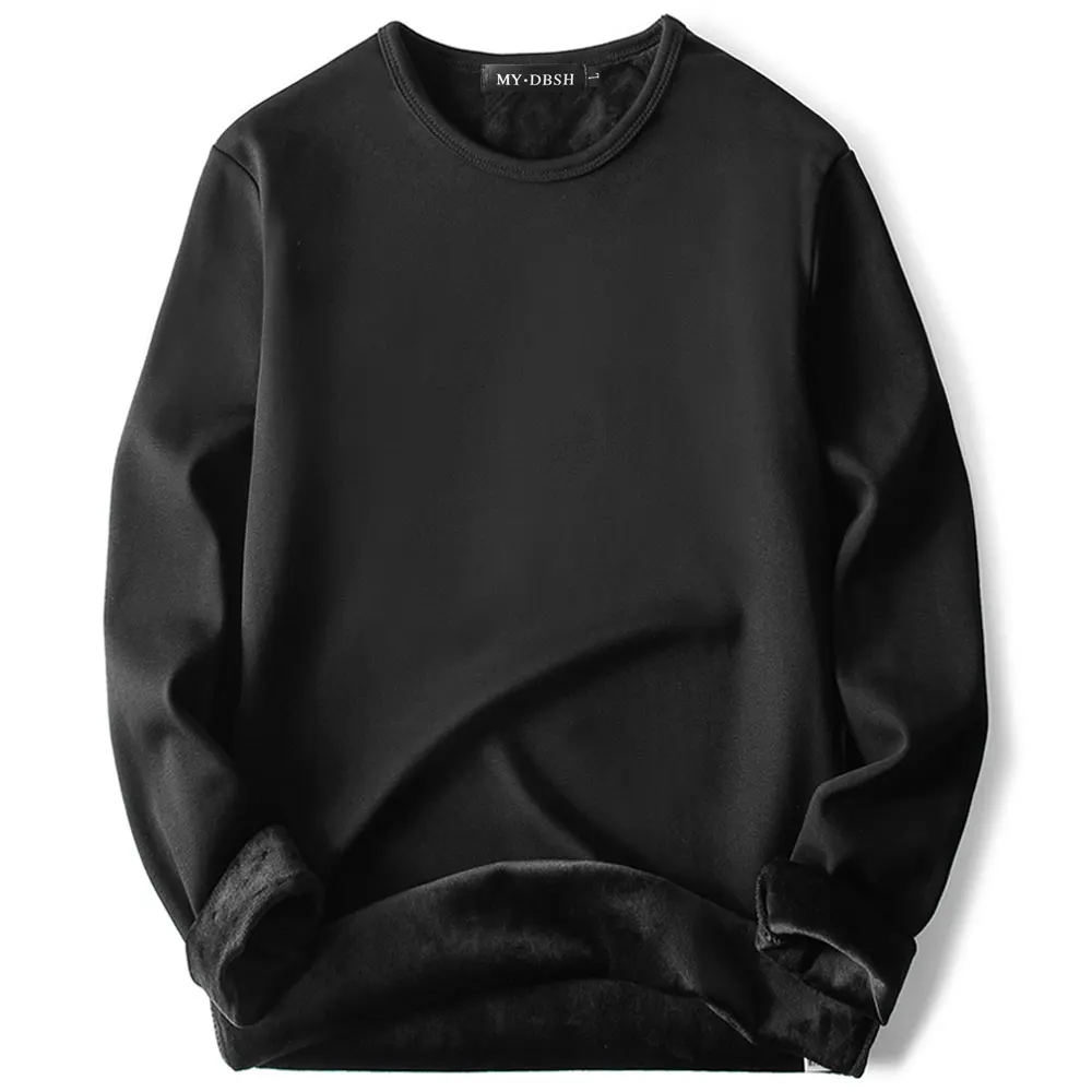 Зимняя одежда 2022 Мужской пуловер рубашка термобелье мужские топы бархатная