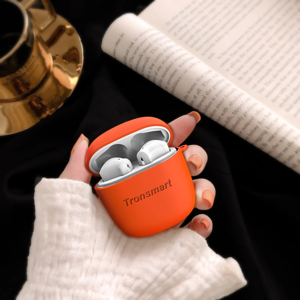 Беспроводные наушники Tronsmart Onyx Ace Bluetooth с мягкими силиконовыми чехлами|Наушники и