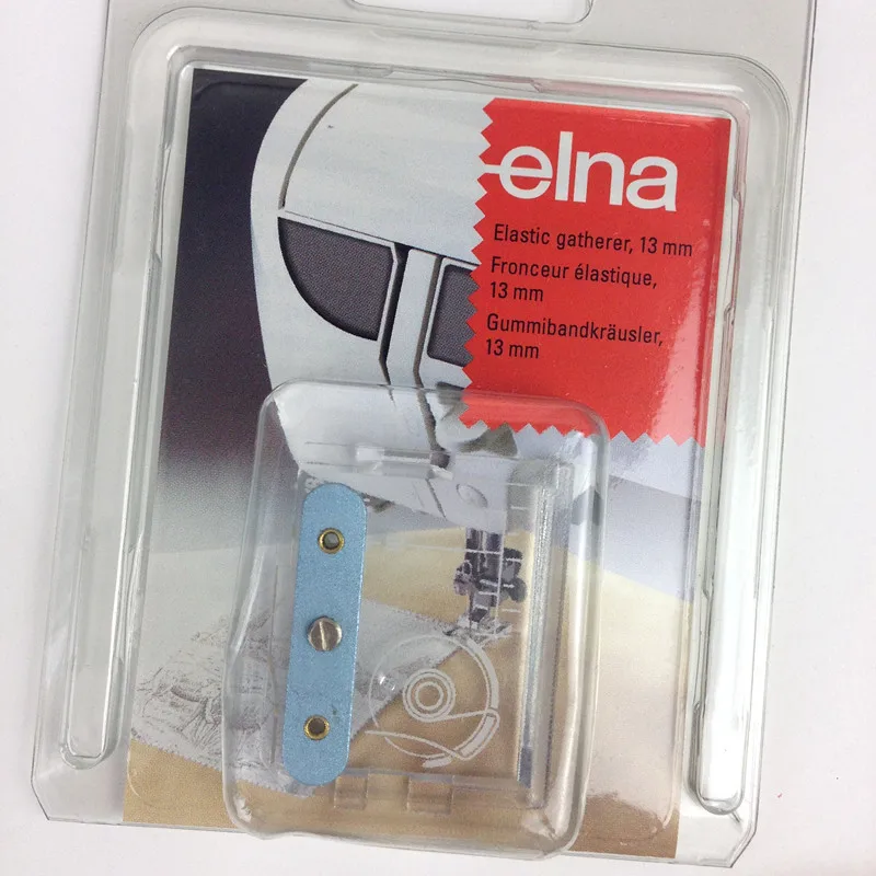 

Elna Feet & Guides : Elastic Gatherer 13mm FOR Elna Star Edition - Ref Nr : 495525-20 Elna 9600 "Haute Couture"