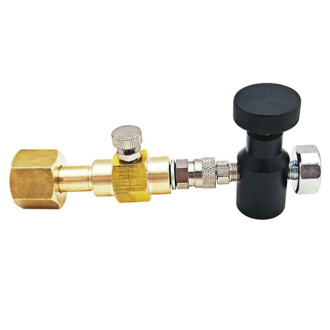 

Tool Connector Accessories CO2 Carbonator Cylinder Refill Adaptor Filling
