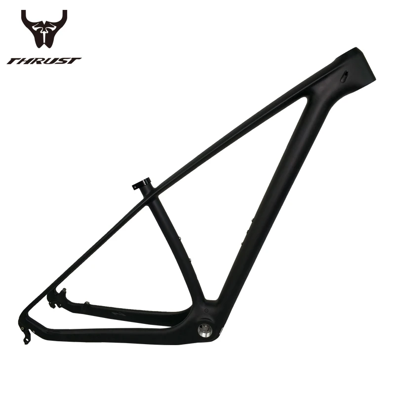 Упорный цвет 29er 27,5 er Размер 15 17 19 дюймов подходит для 135x9 и 142x12 оба включают 2 пары задних вешалок 27,2 подседельный штырь - Color: all black no logo