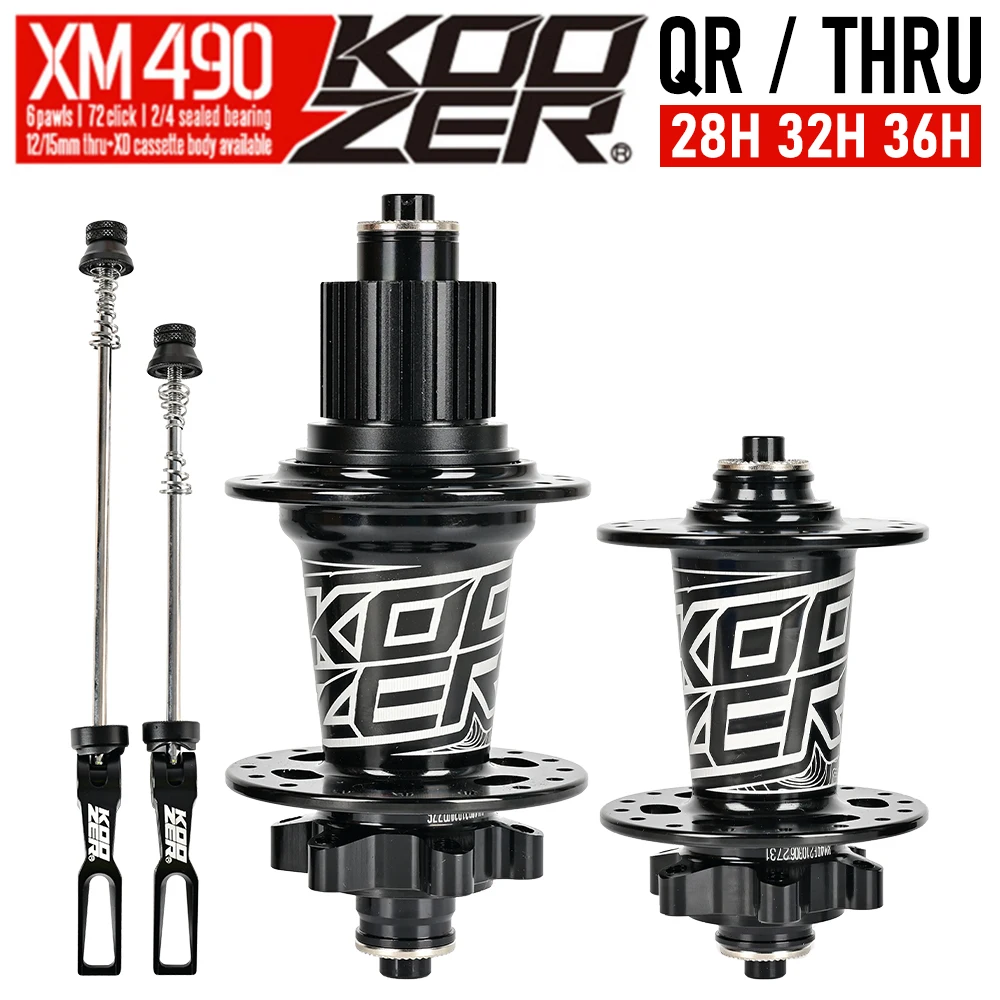 

Микро шлицевая 12-скоростная велосипедная втулка Koozer XM490 12 В дисковый тормоз горного велосипеда втулка 6 зажимов 28/32/36 отверстий для M6100 M7100 M8100...