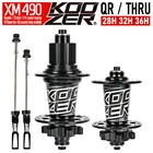 Микро шлицевая 12-скоростная велосипедная втулка Koozer XM490 12 В дисковый тормоз горного велосипеда втулка 6 зажимов 283236 отверстий для M6100 M7100 M8100 12S