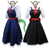 anime girl kobayashi dragon maid tohru cosplay costume for women kobayashi san chi without maid uniforms costume wig
