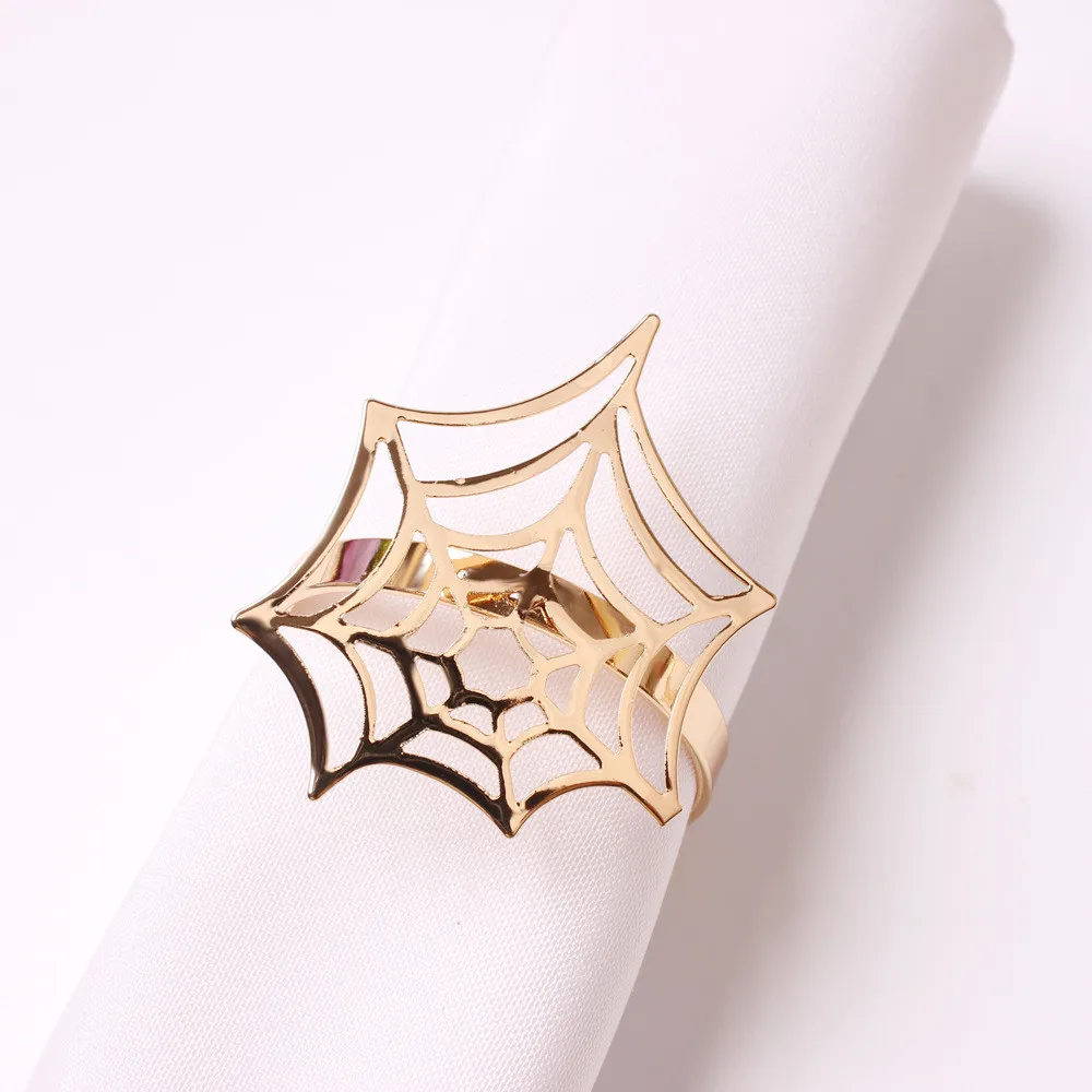 

12 шт., кольцо для салфеток в виде черепа