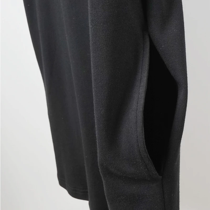 

Women Cotton t Shirt Dress Sleeveless Shoulder Padding Loose Casual Mini Dress 2021