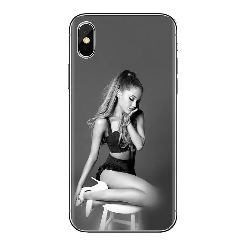 Ариана Гранде розовый милый певец сладкий для iPhone XS Max XR X 4 4s 5 5S 5C SE 6 6S 7 8 Plus samsung Galaxy